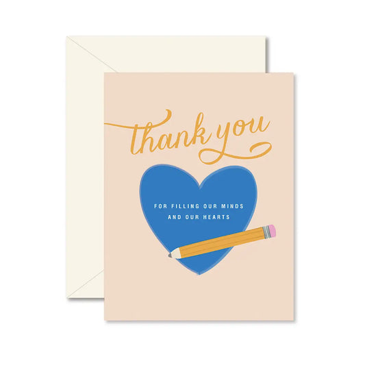 Teacher Thank You Greeting Card