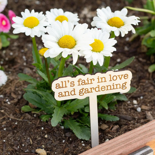 All's Fair Plant Marker