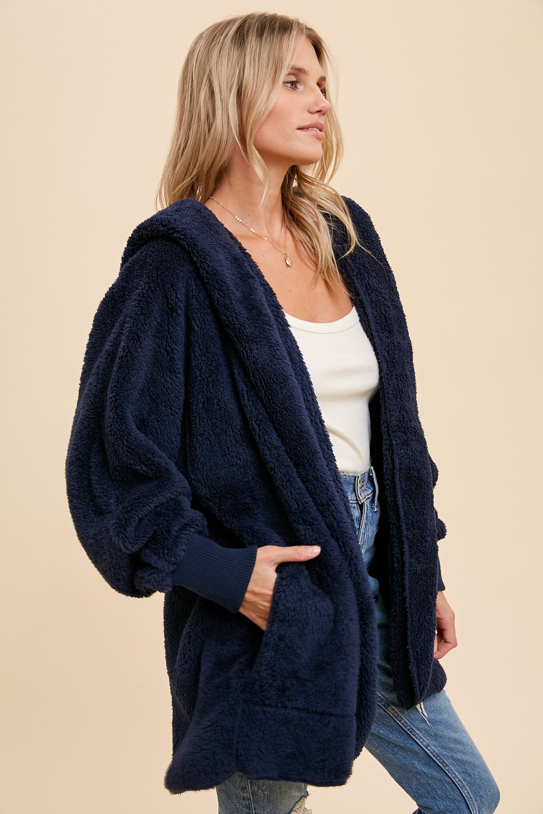 Autumn Plush Hooded Jacket