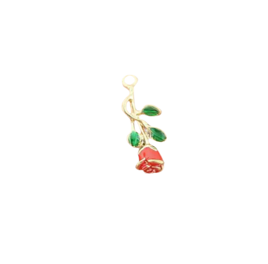 Red Rose Charm