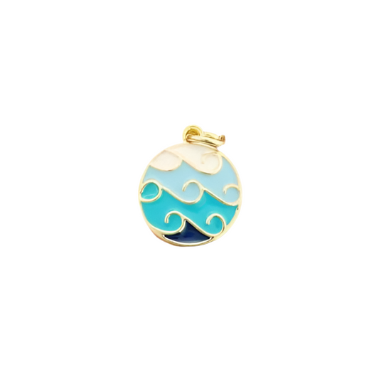 Ocean Waves Charm