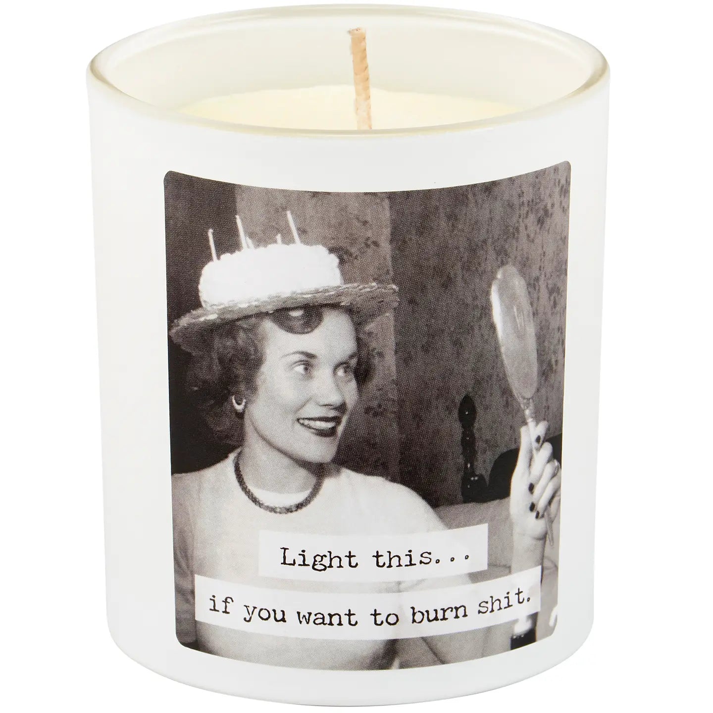 Trash Talk Funny Candles