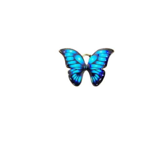 Blue Butterfly Charm