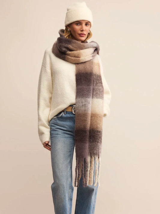 Plaid I Met you Scarf