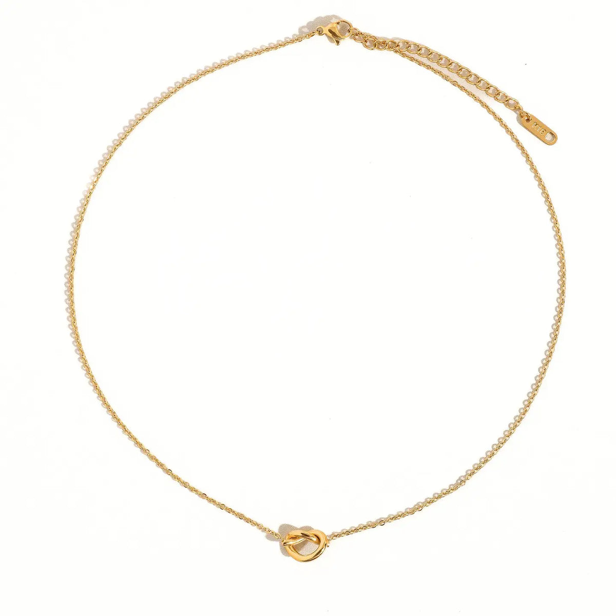 18K Gold Petite Heart Non-Tarnish Necklace