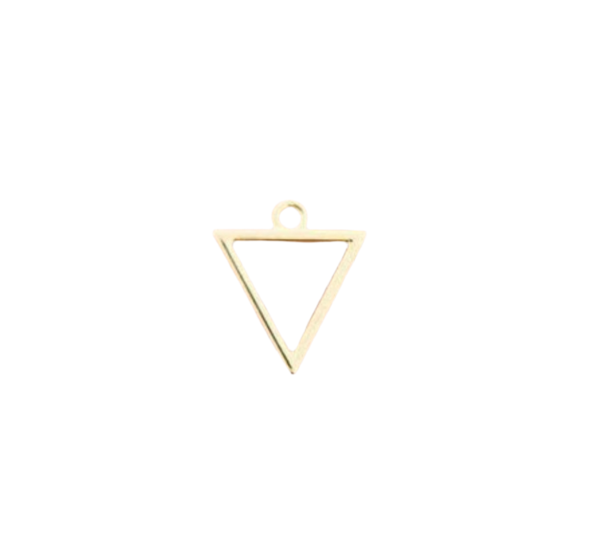 Gold Triangle Charm