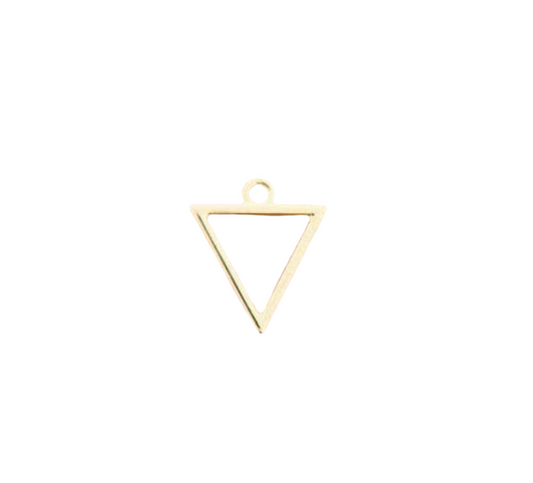 Gold Triangle Charm