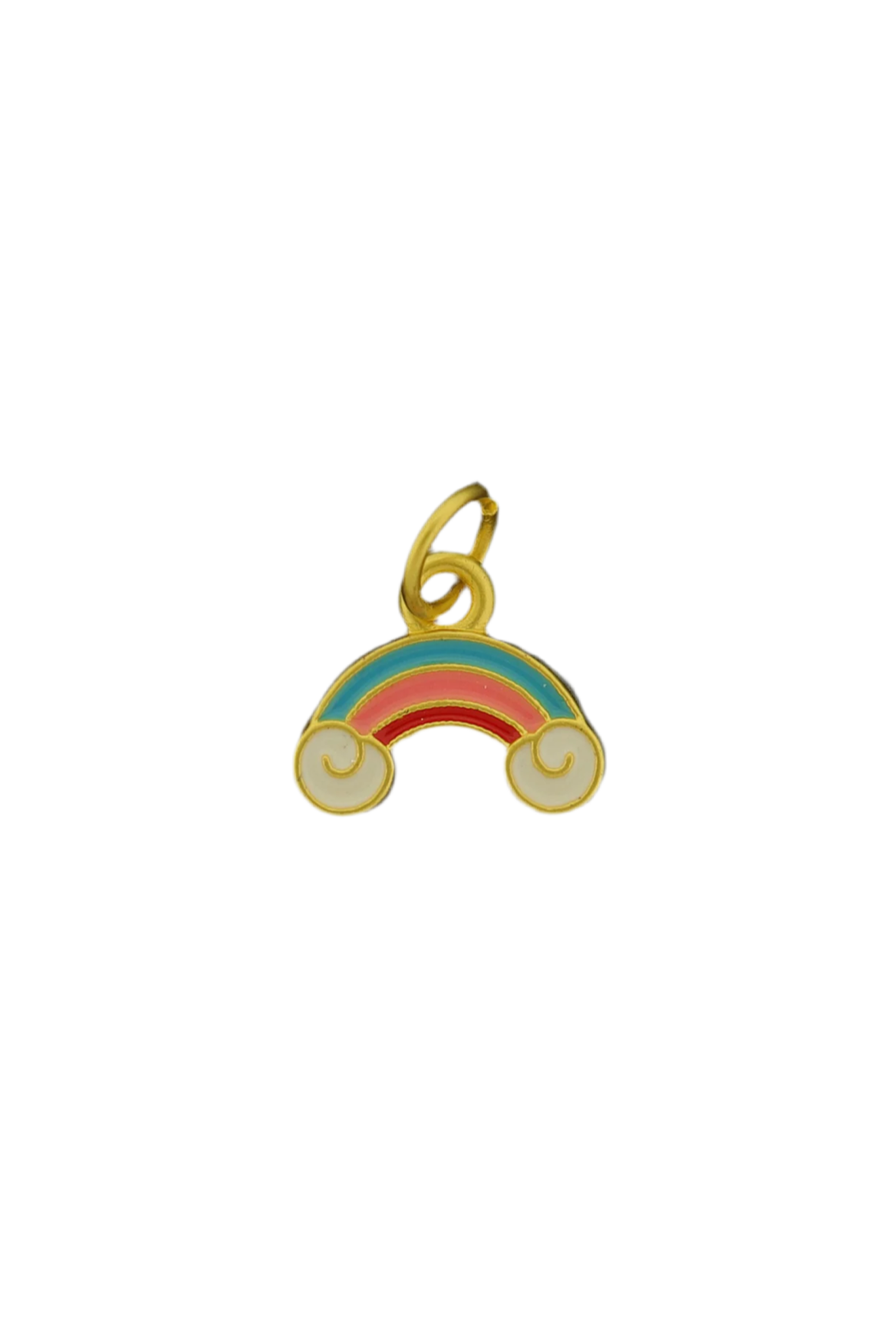 18k Gold Rainbow Charm