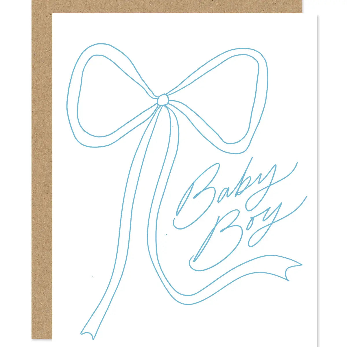 Bow Baby Greeting Card