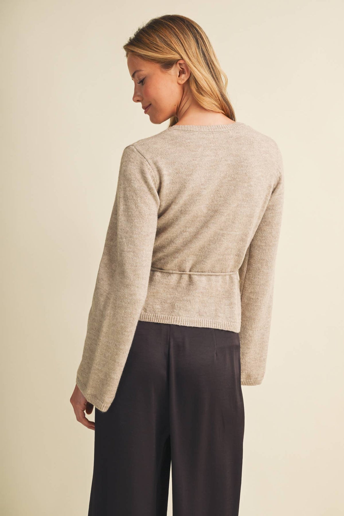 Andi Wrap Knit Sweater