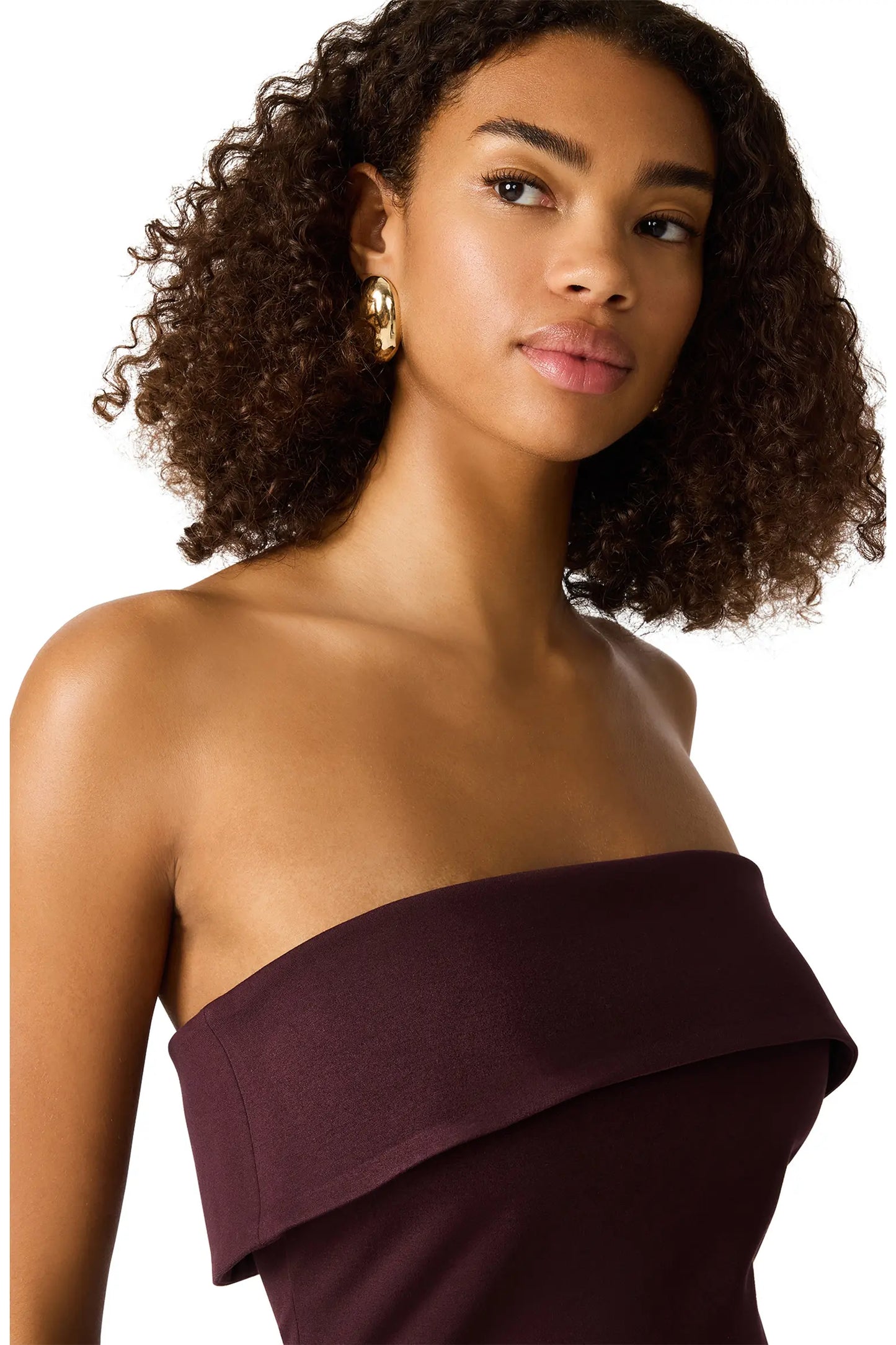 Roslynn Strapless Midi Dress