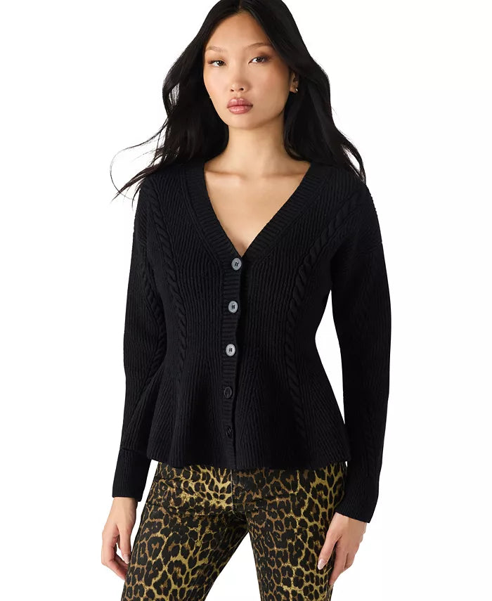 Sasha Peplum Cardigan