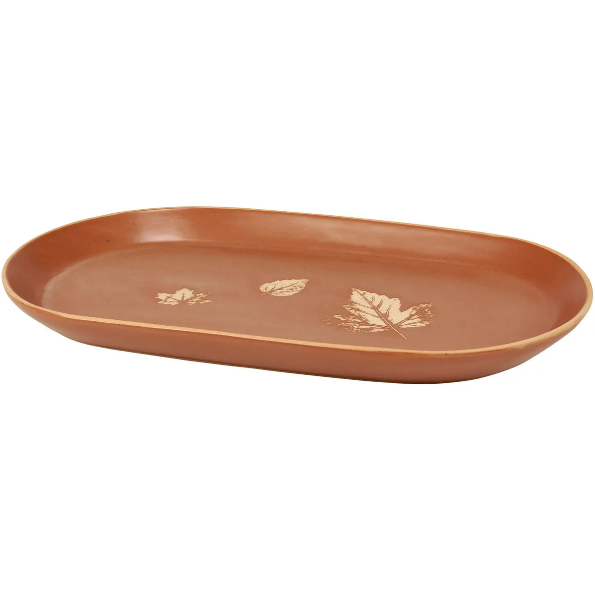 Fall Leaved Oval Platter
