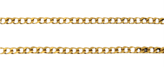 18k Gold Cuban Link Curb Chain