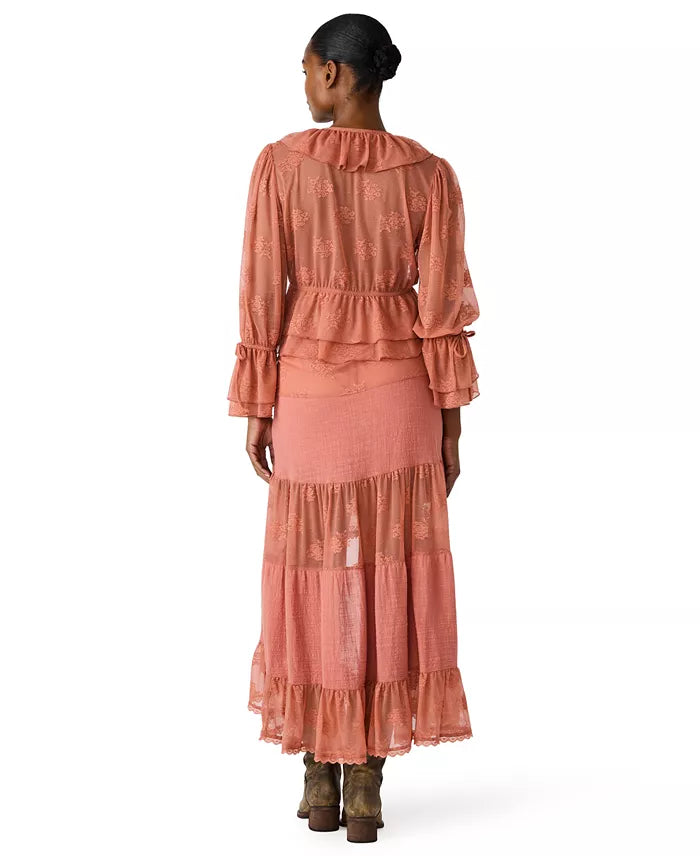 Montana Knit Lace V-Neck Top