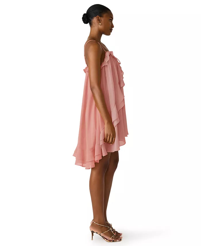 Juiliany Ruffle High Low Mini Dress