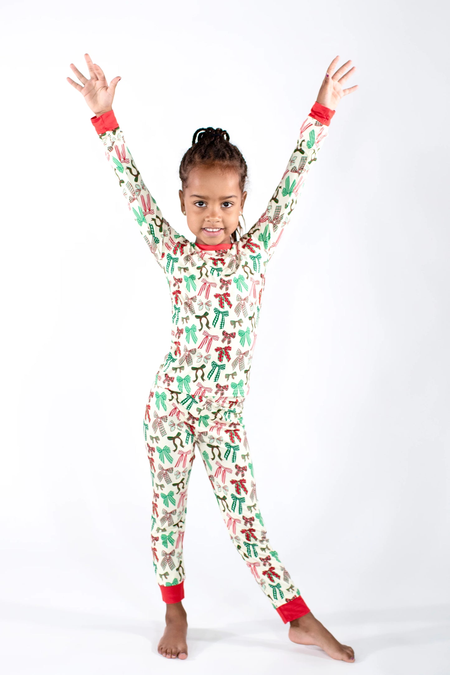 Holiday Bows Bamboo Set