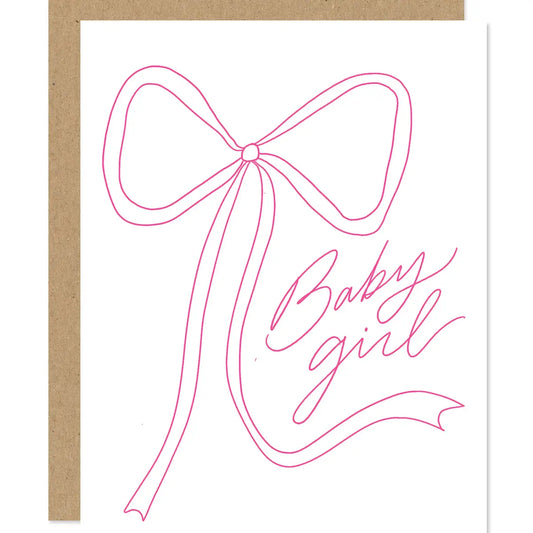 Bow Baby Greeting Card