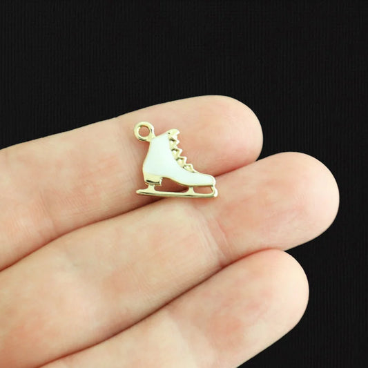 Figure Skating Enamel Charm