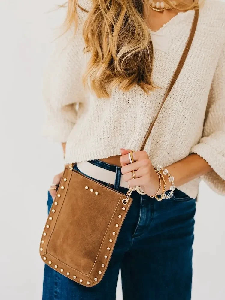 Suede Phone Bag