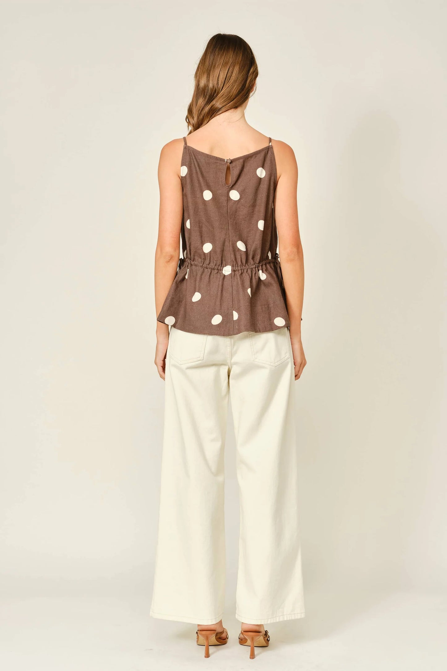 Vivien Polka Dot Baby Doll Top