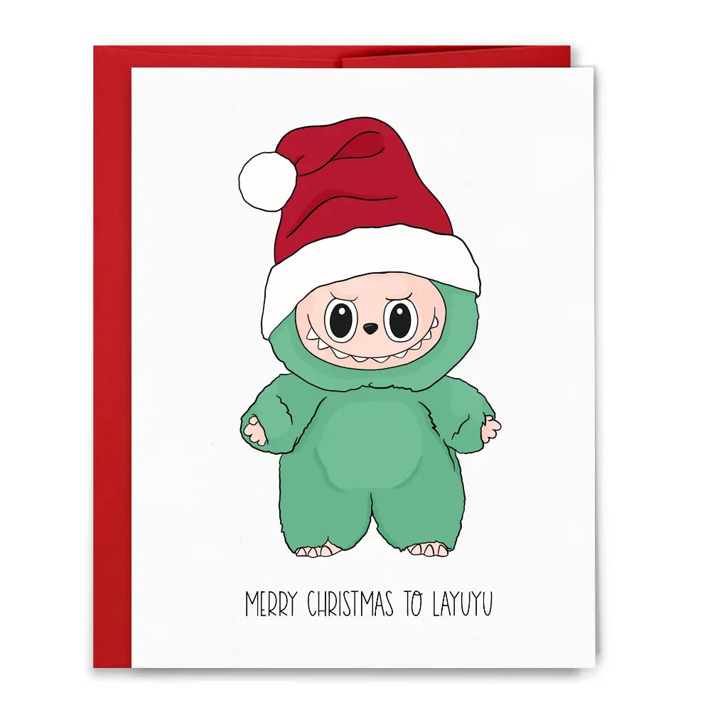 Merry Christmas to Layuyu Greeting Card