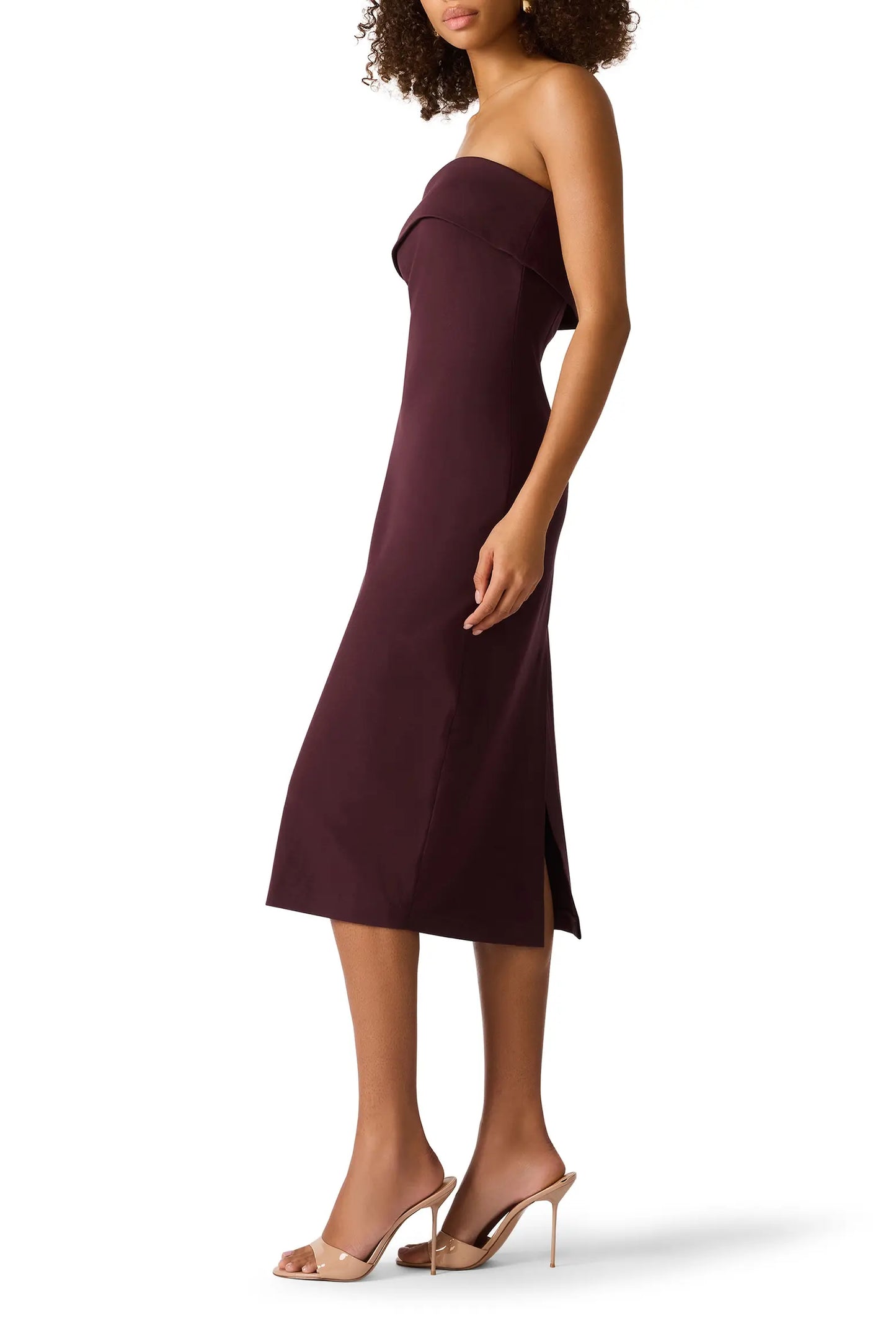 Roslynn Strapless Midi Dress