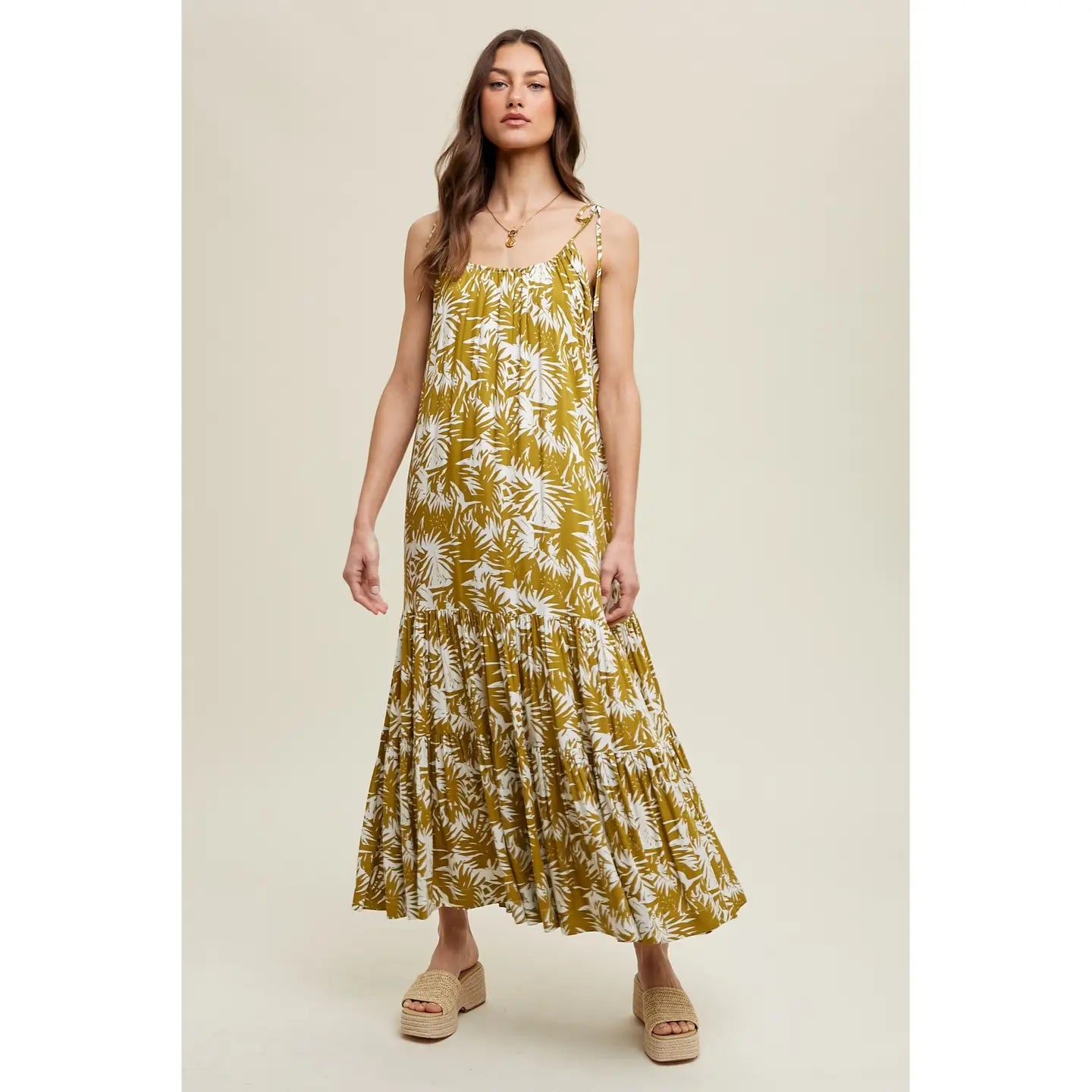 Leilani Tropical Maxi Dress