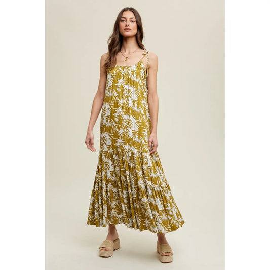 Leilani Tropical Maxi Dress