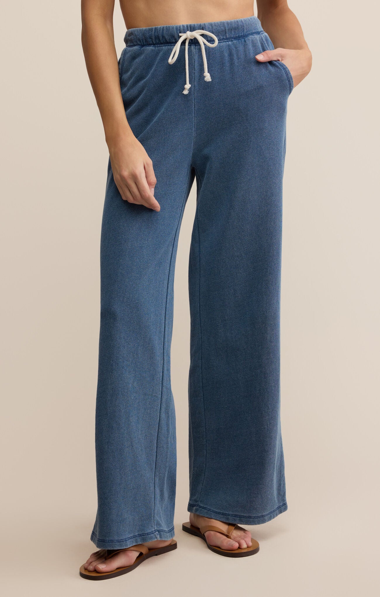 Reed Knit Denim Pant
