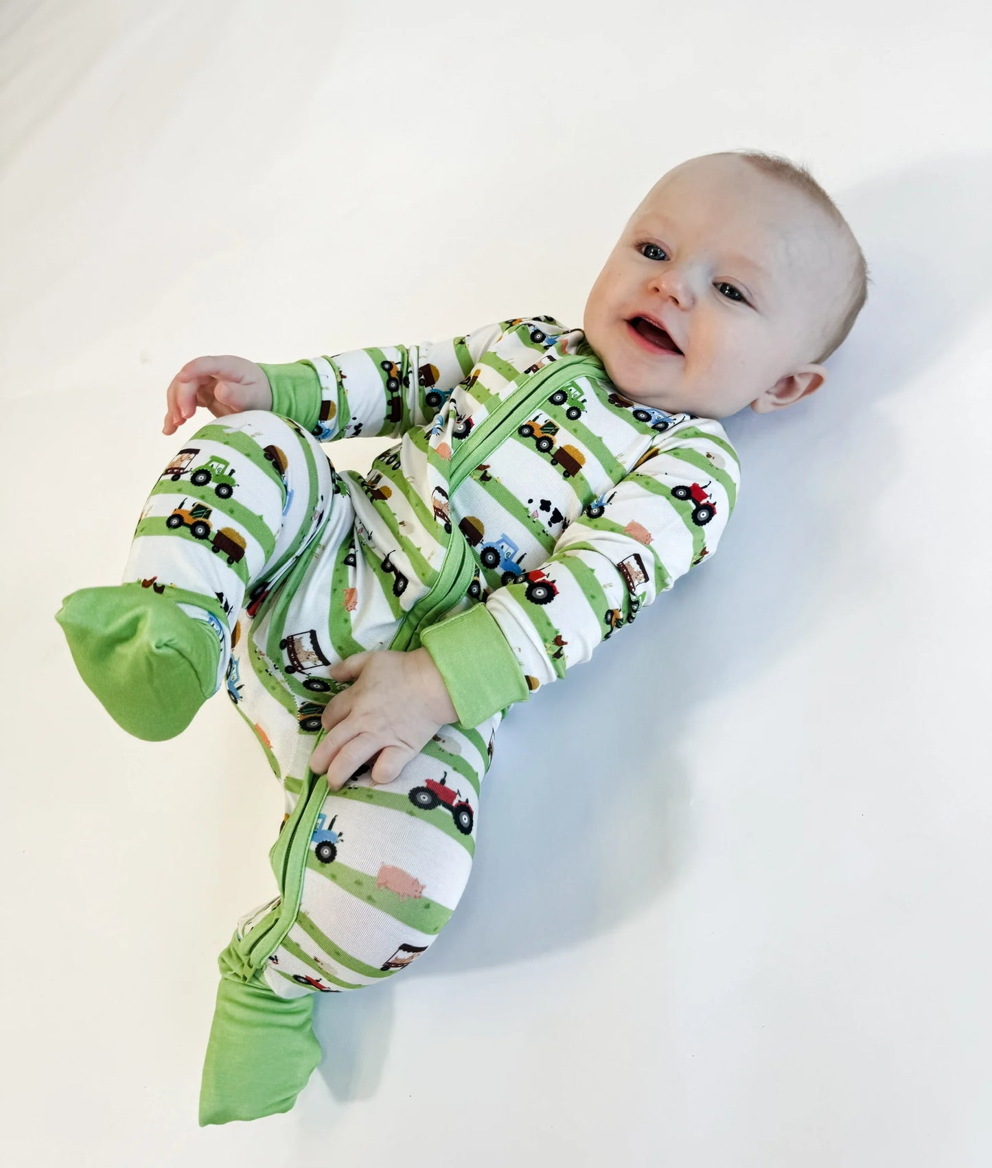 Farm Stripes Bamboo Sleeper