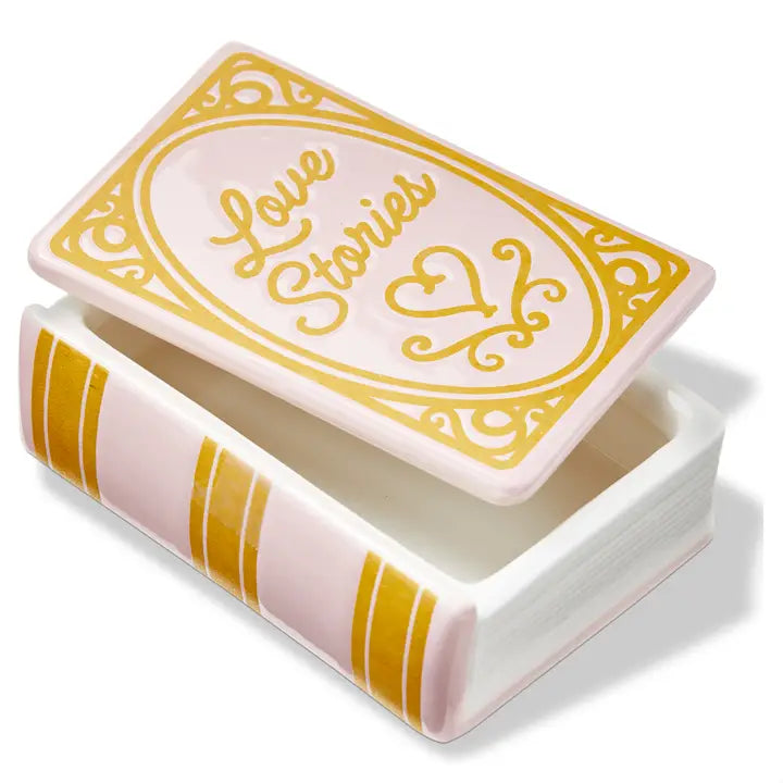 Love Stories Lidded Trinket Box