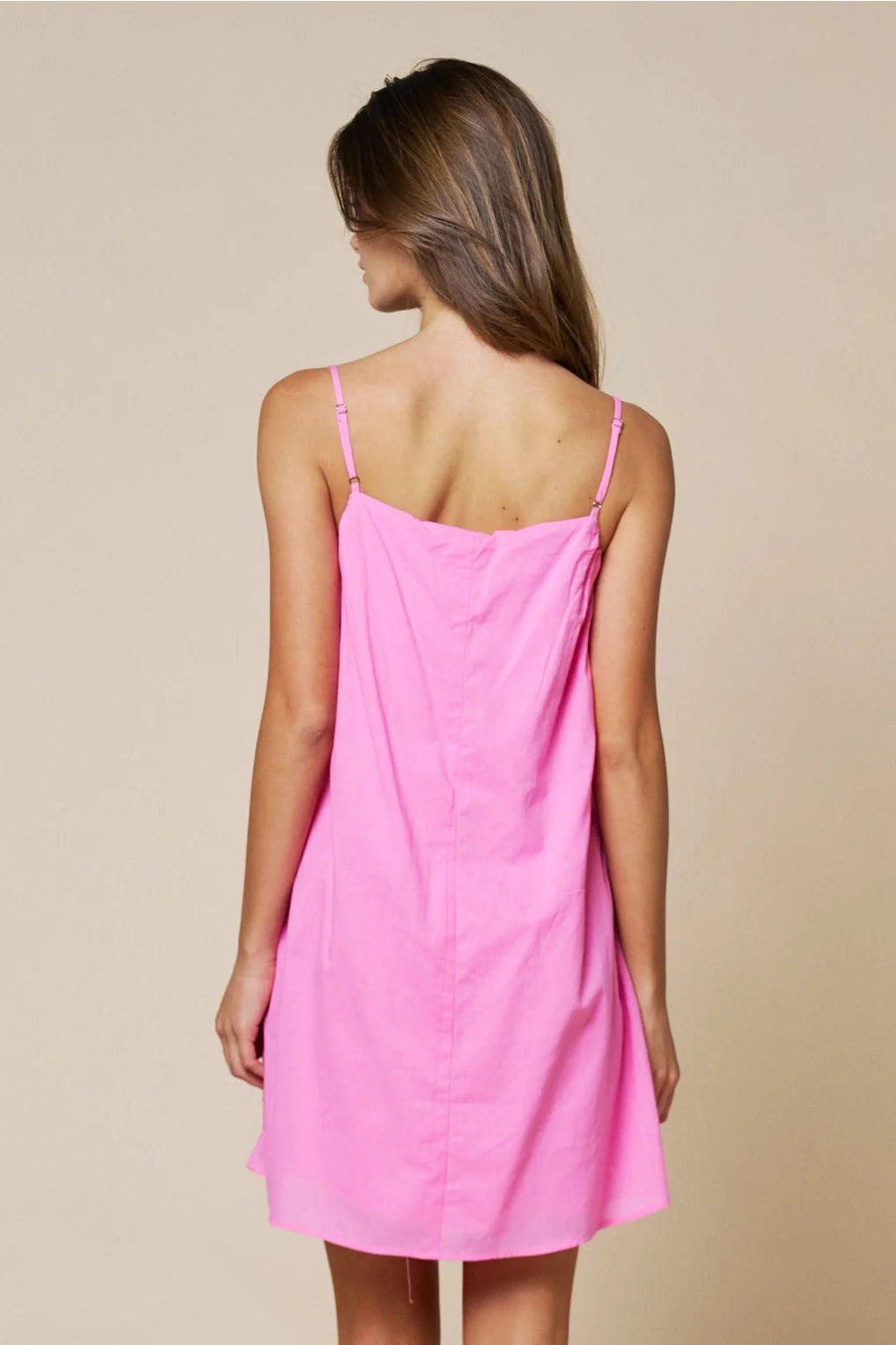 Ocean Sea Shell Embroidery Mini Dress