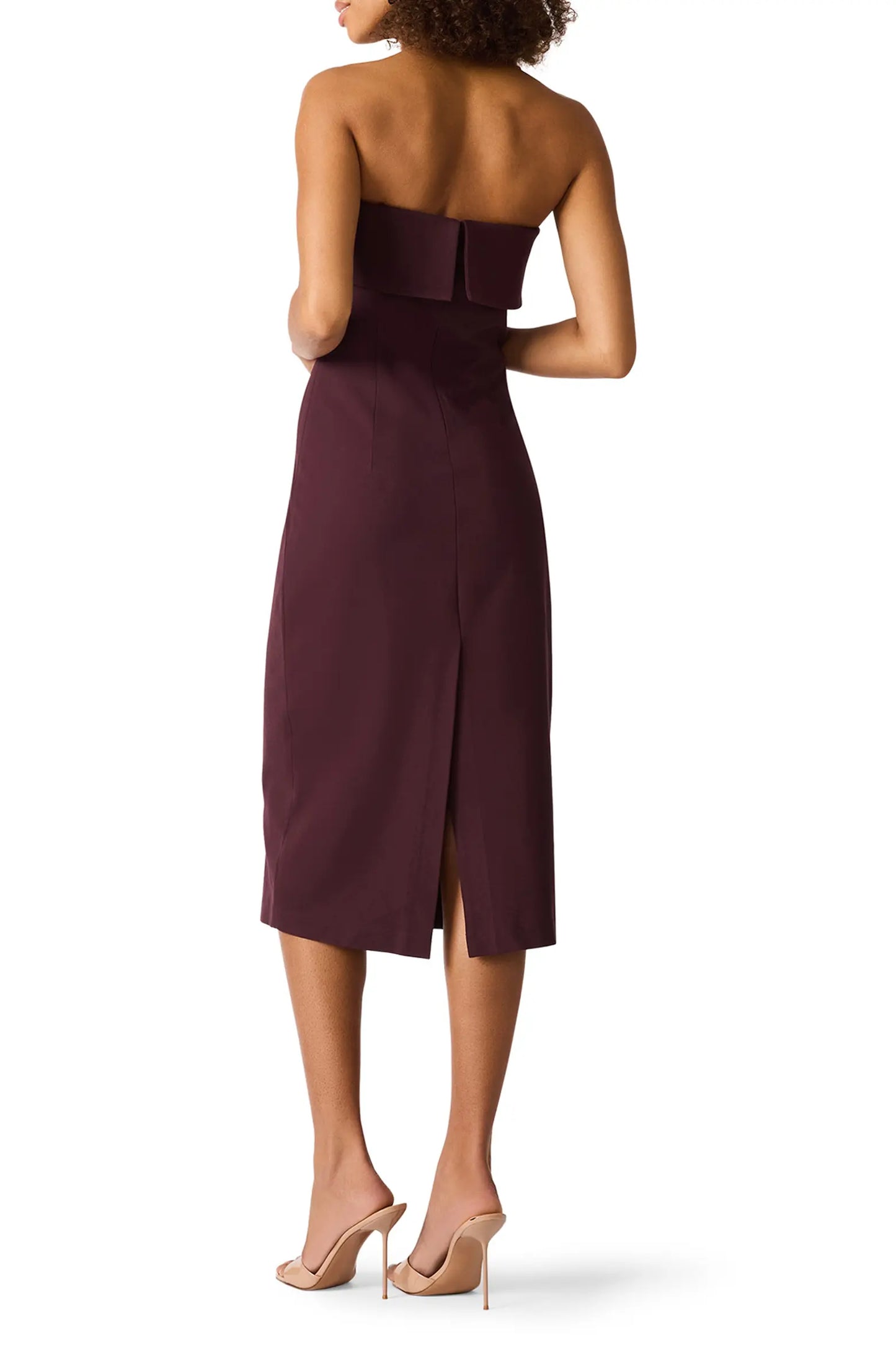 Roslynn Strapless Midi Dress
