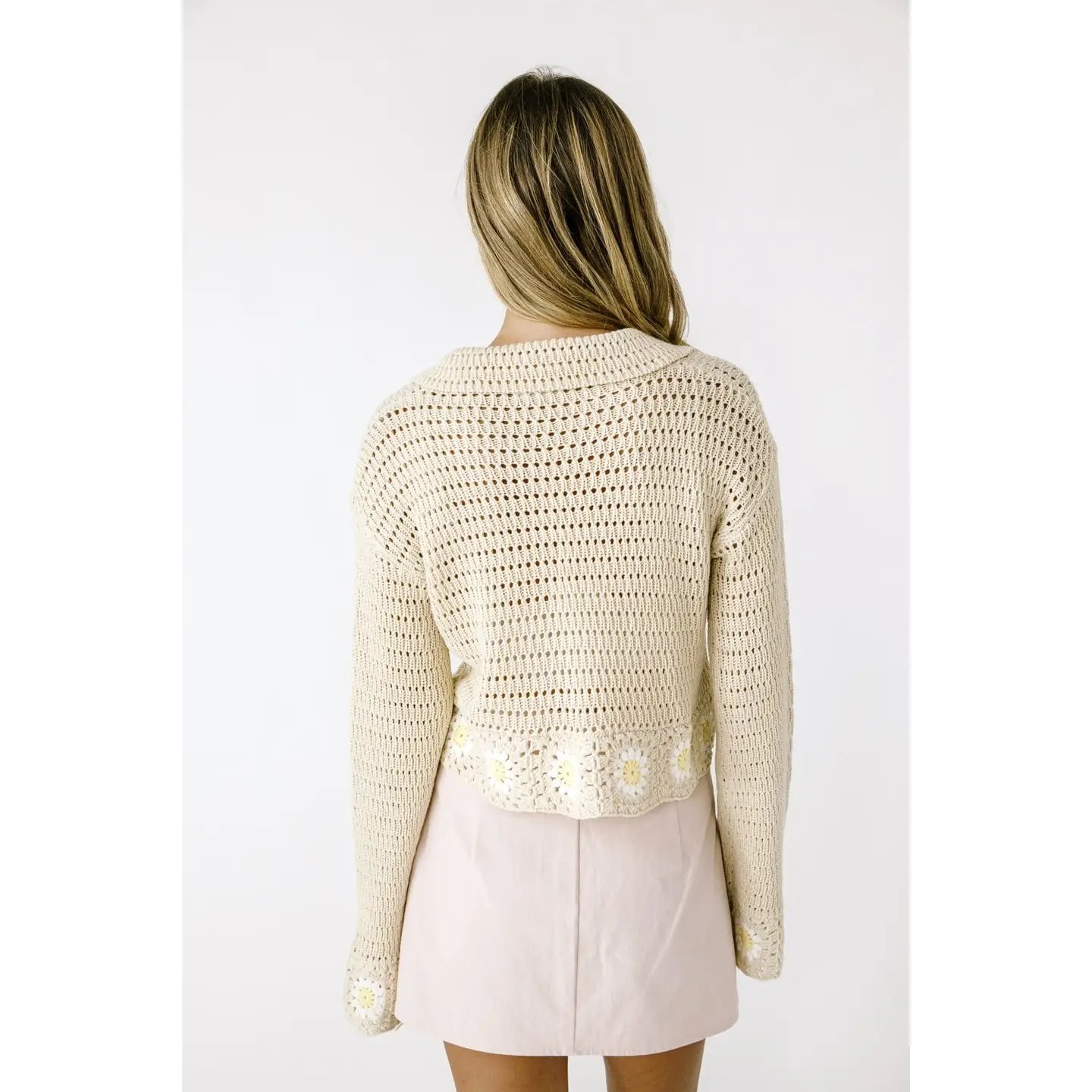Charley Crochet Daisy Cardigan