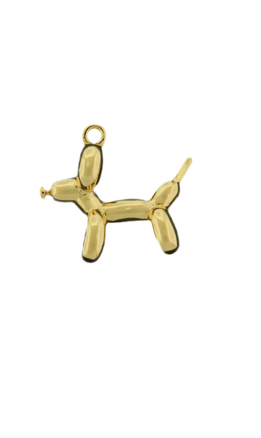 14k Gold Dog Balloon Charm