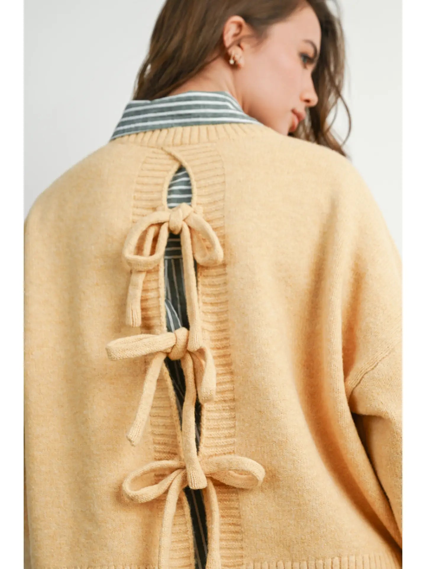 Savannah Tie Back Sweater