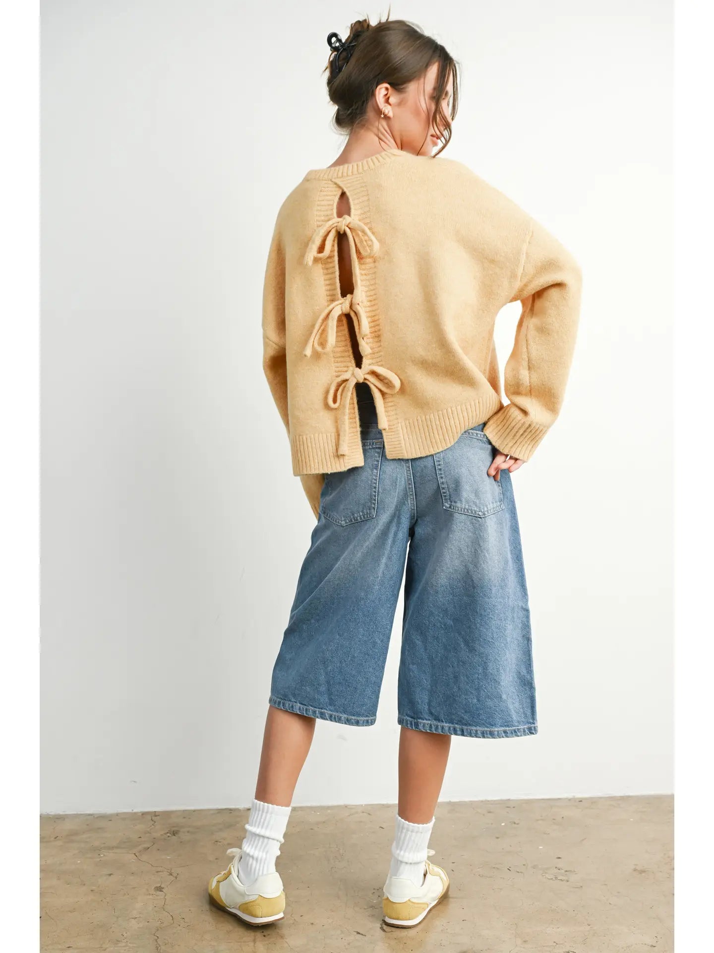 Savannah Tie Back Sweater