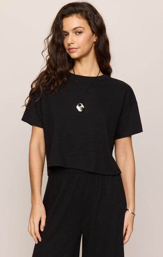 Sway Texture Cropped Tee