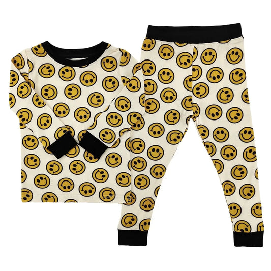 Happy Face Bamboo Pajama Set