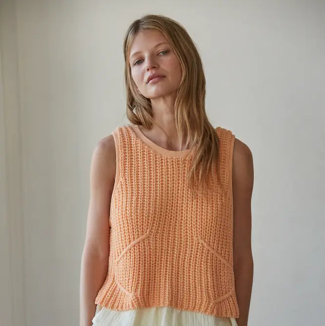 Vera Knit Sweater Ribbed Peplum Top