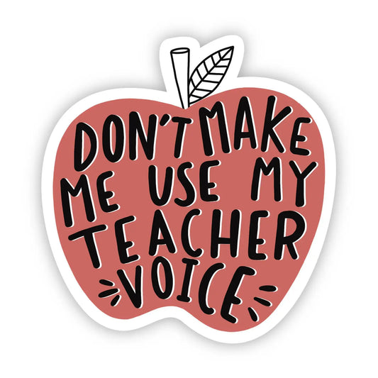 Teacher Voice Sticker