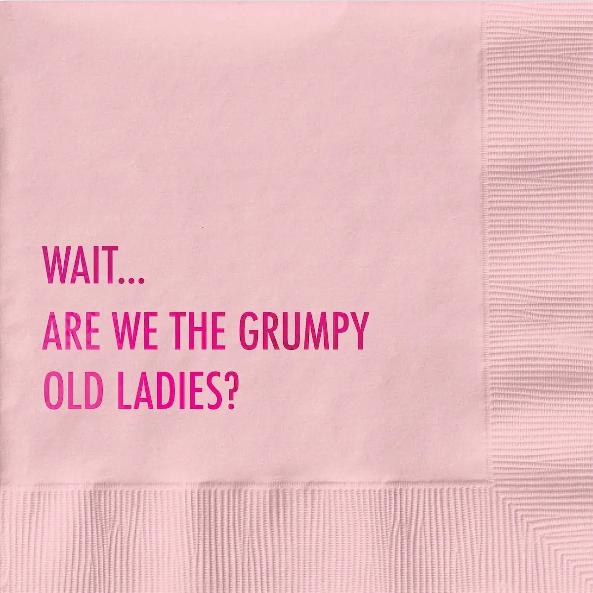 Old Ladies Cocktail Napkins