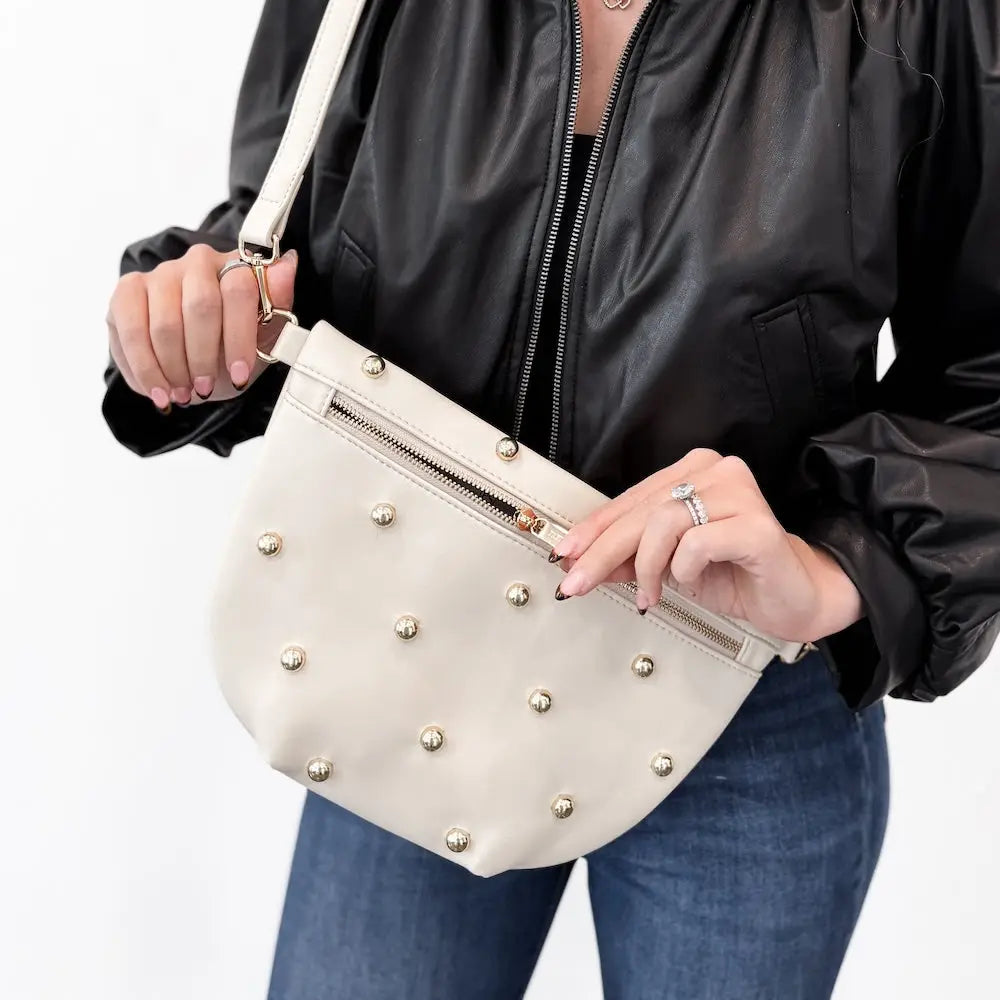 Gold Studded Bum Bag