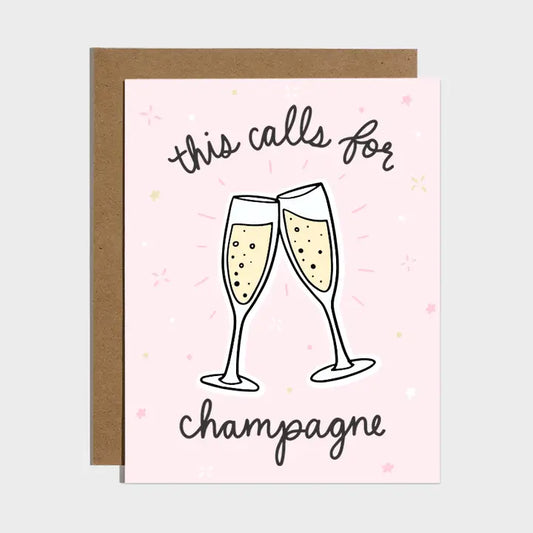 Champagne Greeting Card