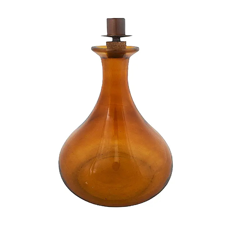 Amber Belly Candleholder