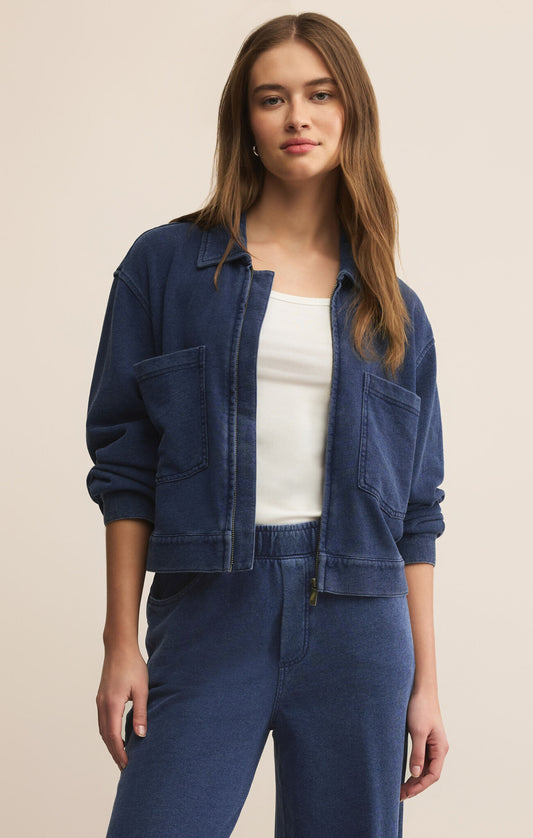 Betty Knit Denim Jacket