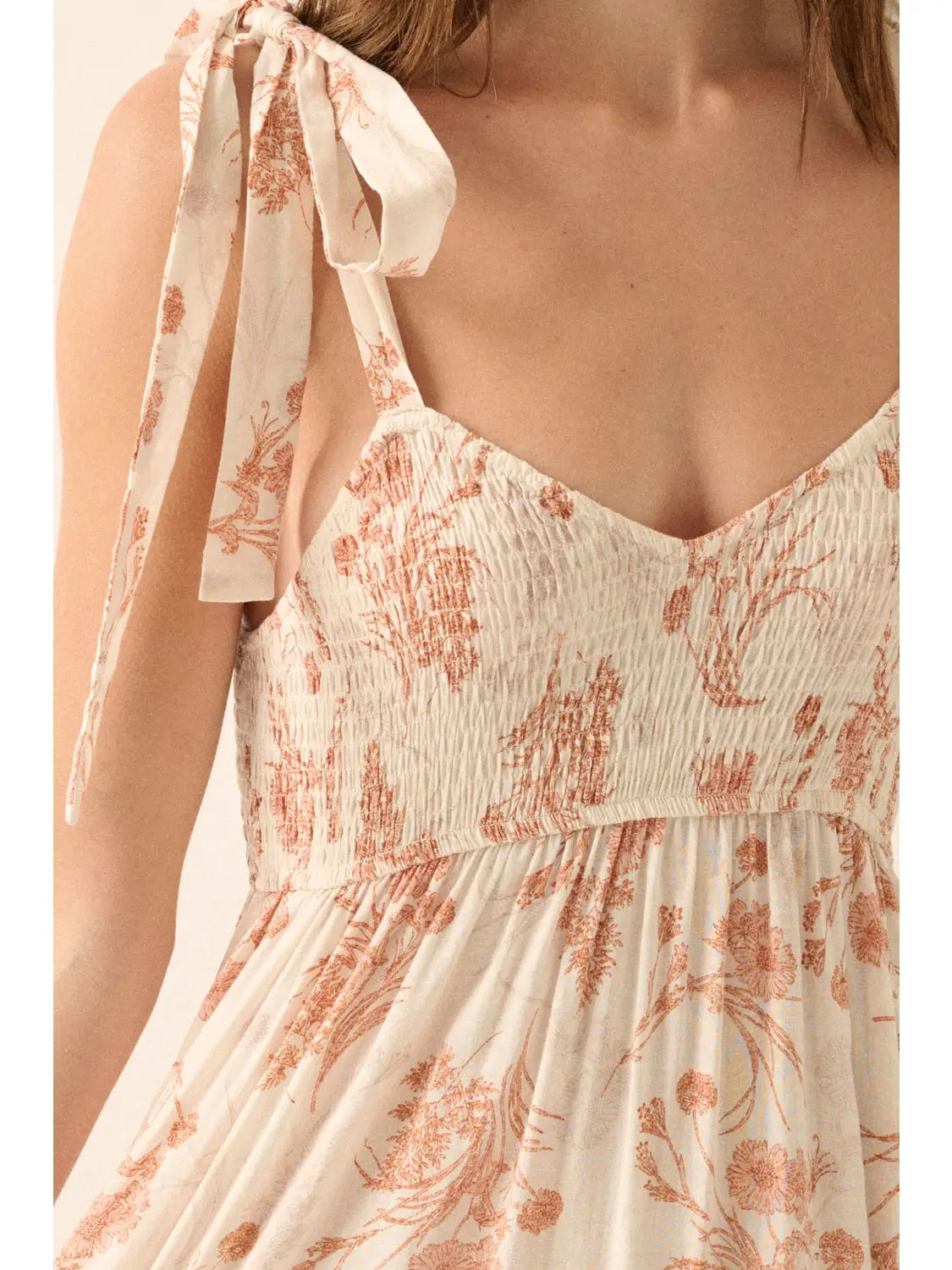 Amber Floral Tiered Ruffle Maxi