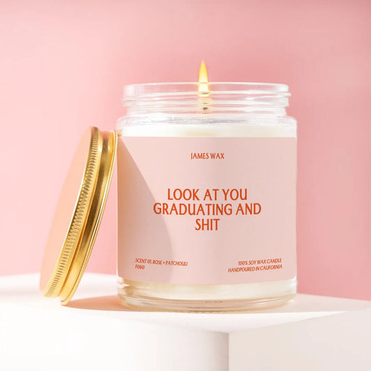 Look at You Graduating Candle