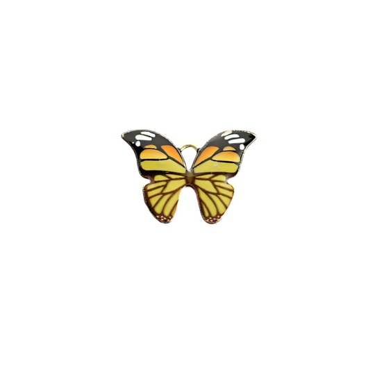 Monarch Yellow Butterfly Charm